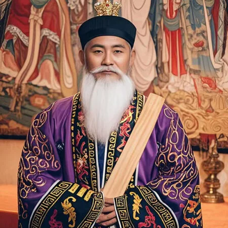 灵旭大师，富的道士，
位经验丰
解读宇宙征
兆以求未来洞见。