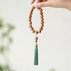 手工桃木串珠手链：驱邪避凶，舒缓神经，扭转厄运